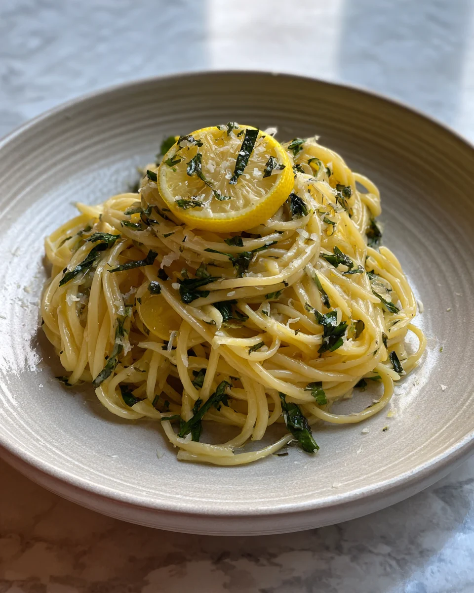 Zesty Lemon Pasta with Herbs