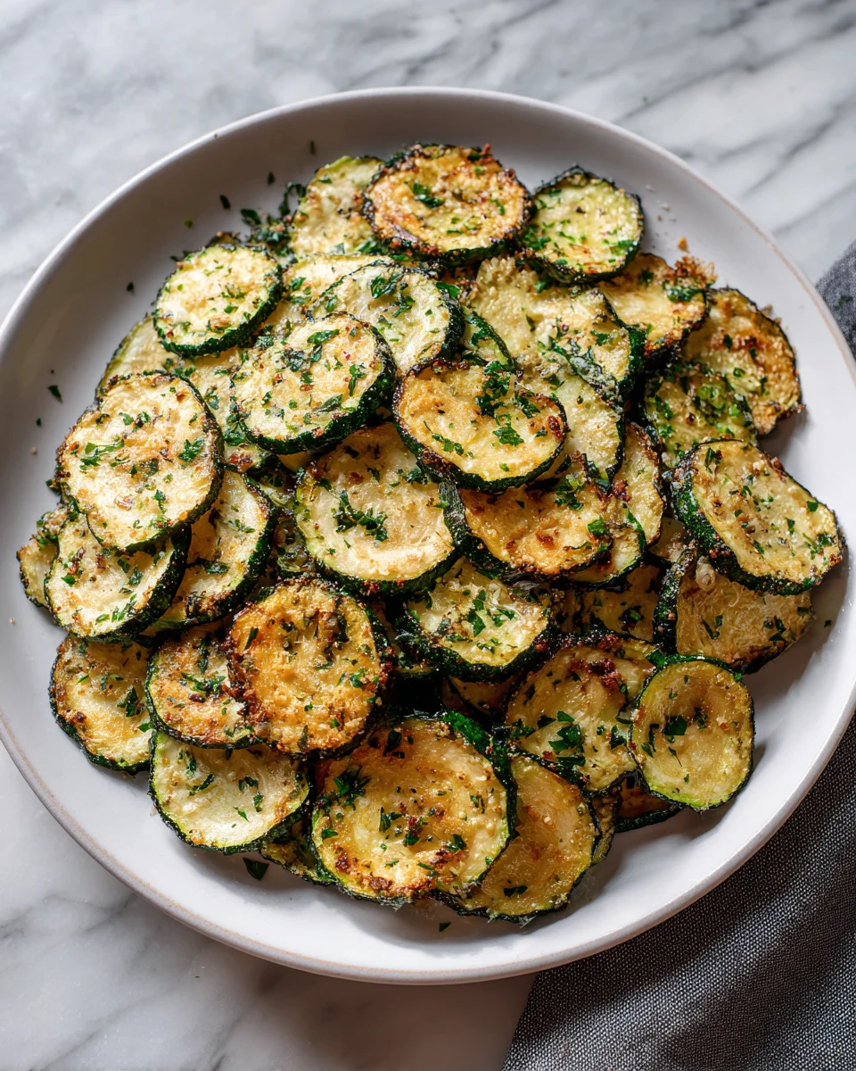 Air Fryer Zucchini Chips