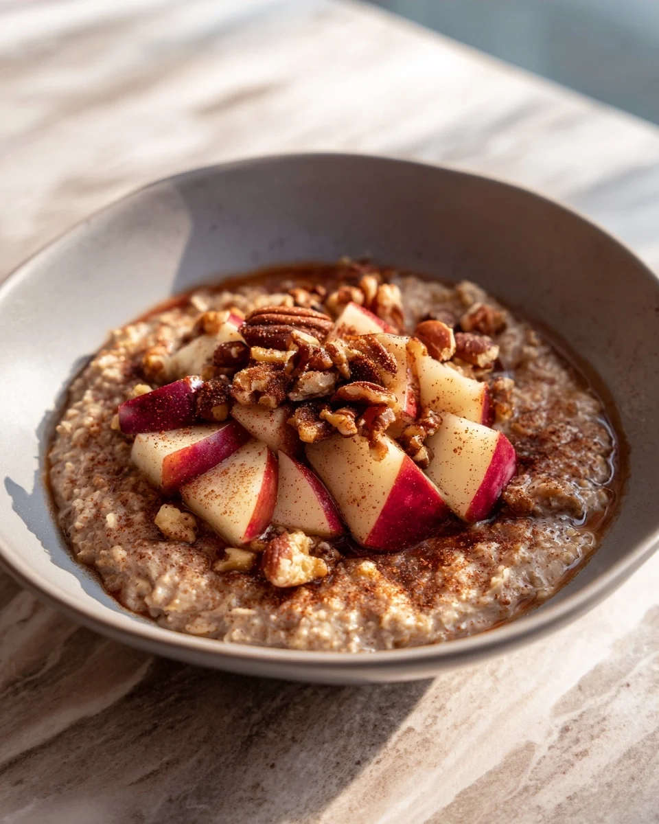 Apple Cinnamon Protein Oatmeal