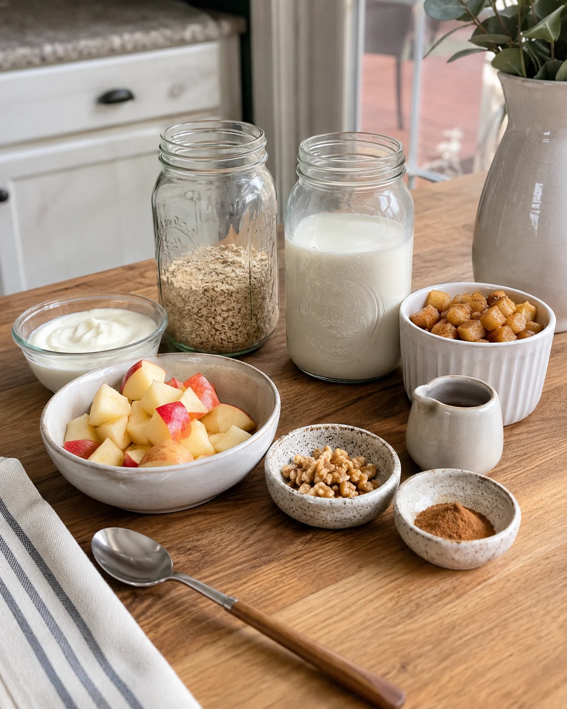 Apple Pie Overnight Oats