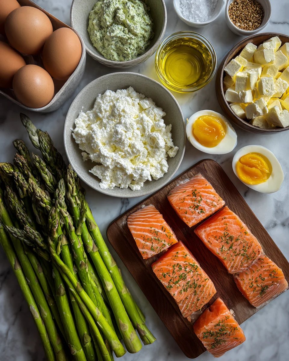 Asparagus Ricotta Stuffed Salmon Rolls