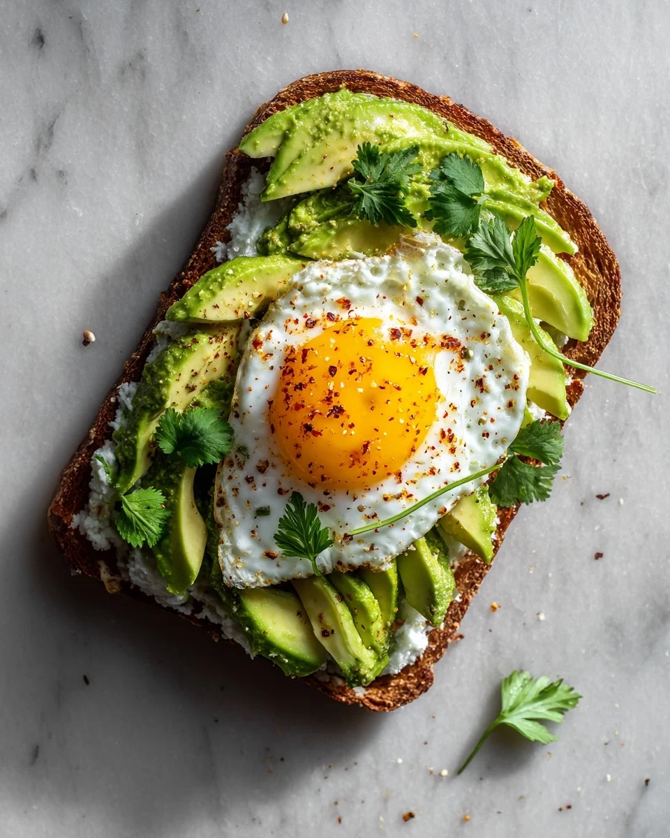 Avocado Egg White Toast