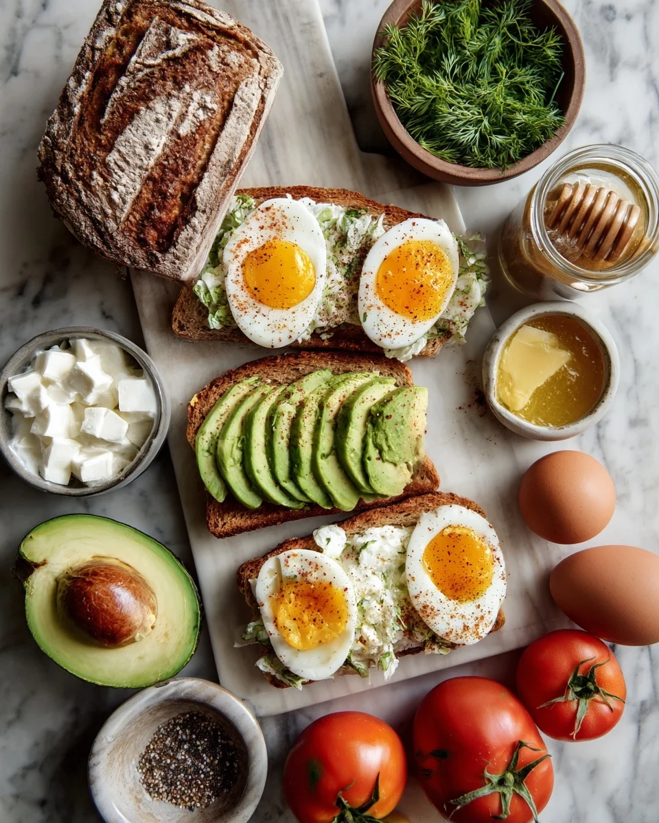 Avocado Egg White Toast