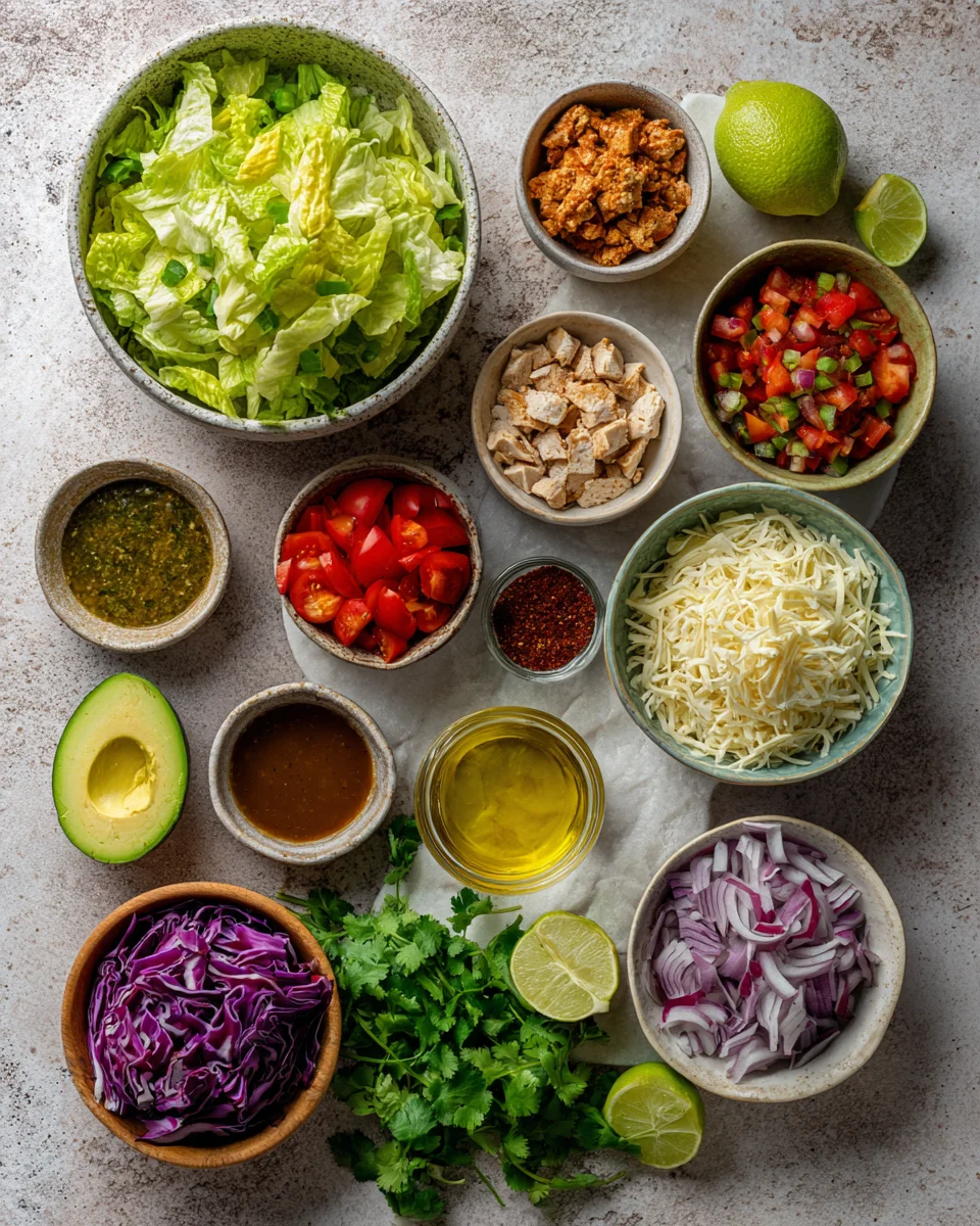 Avocado Lime Taco Salad