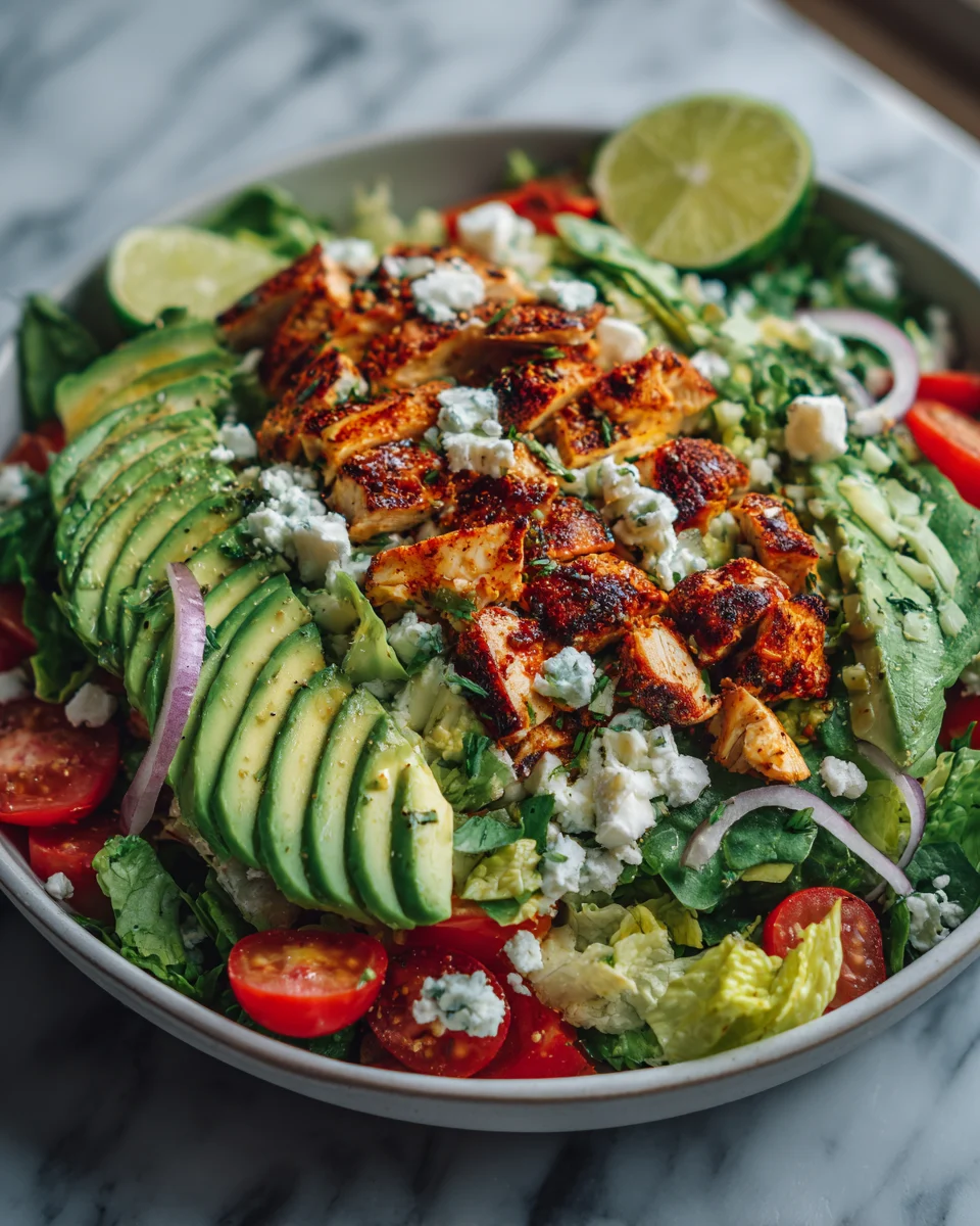 Avocado Lime Taco Salad