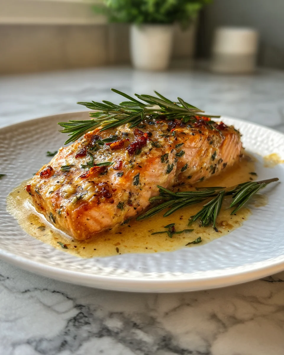 Baked Boursin Salmon