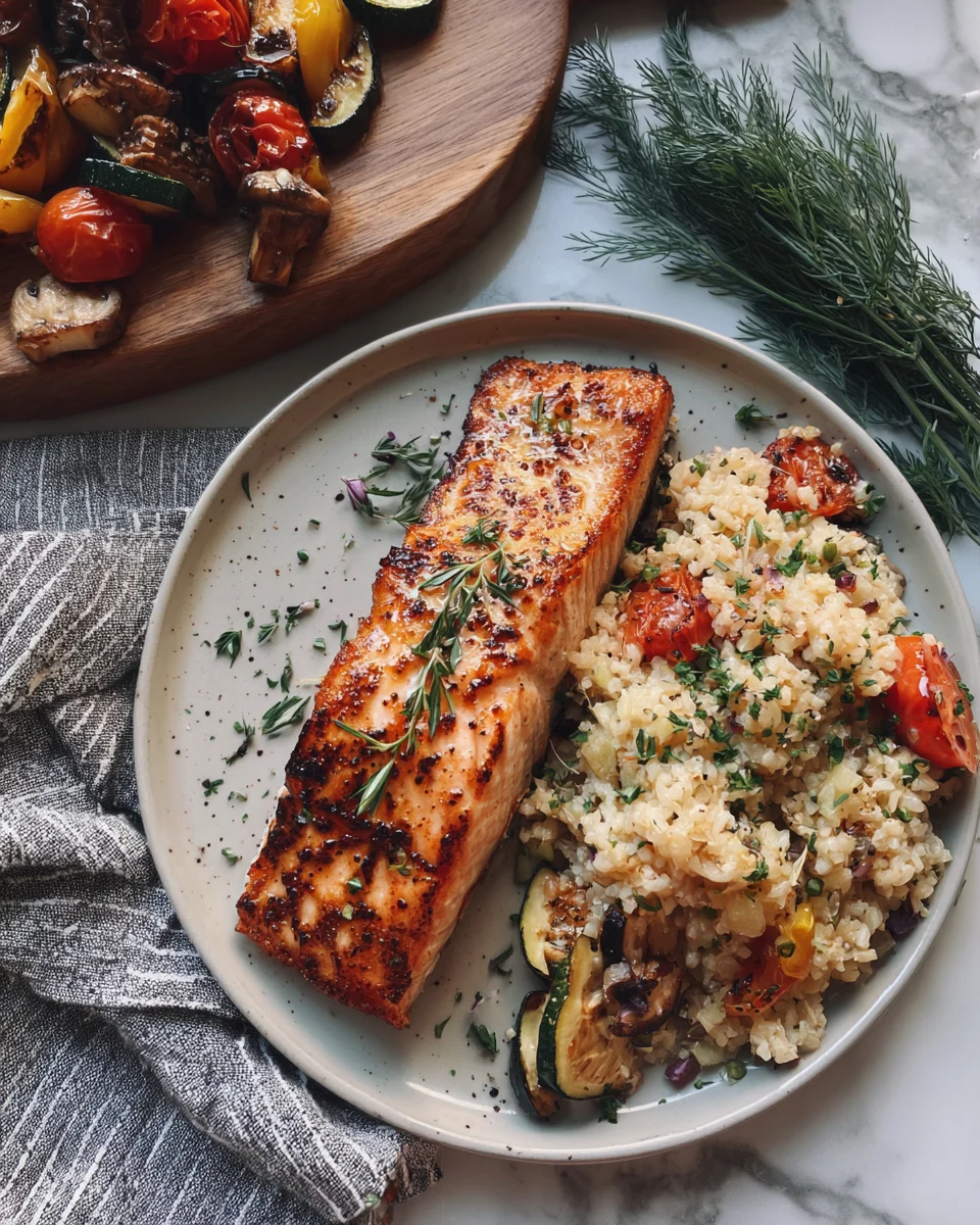 Baked Boursin Salmon