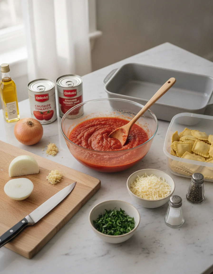 Baked Ravioli Casserole