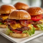 BBQ Bacon Cheeseburger Sliders
