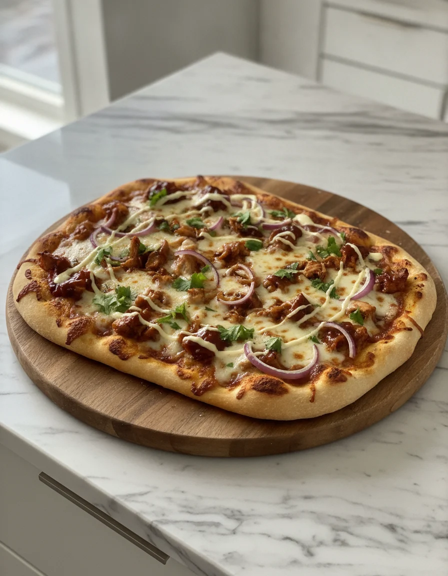 BBQ Chicken Flatbread Pizza