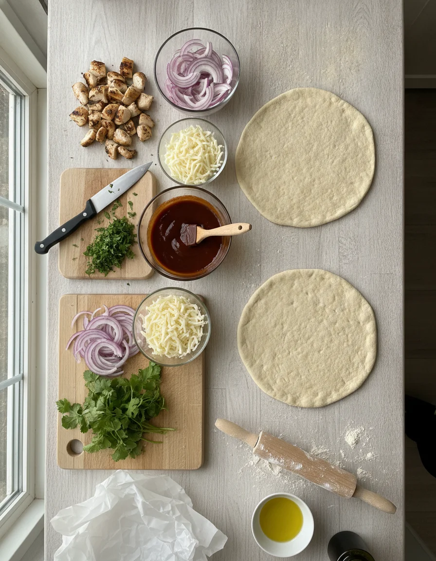 BBQ Chicken Flatbread Pizza