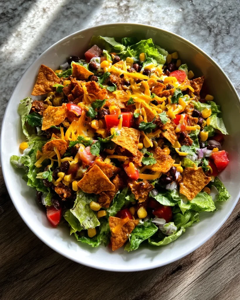 Black Bean Corn Taco Salad