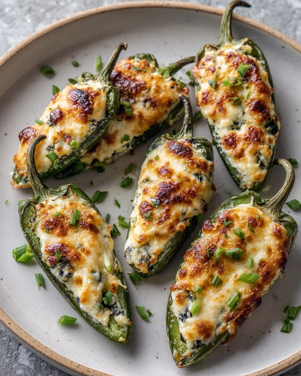 Blueberry Brie Jalapeño Poppers