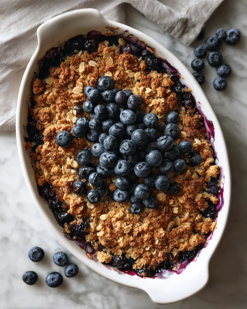 Easy Blueberry Crisp Recipe