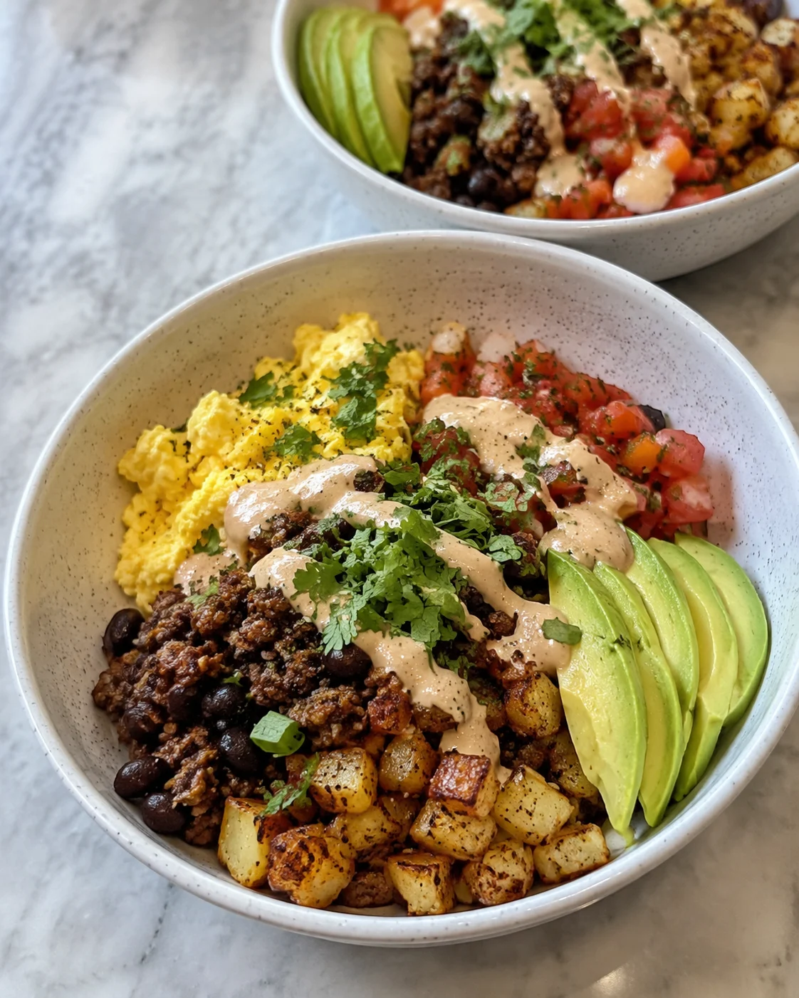 Breakfast Burrito Meal Prep Bowls