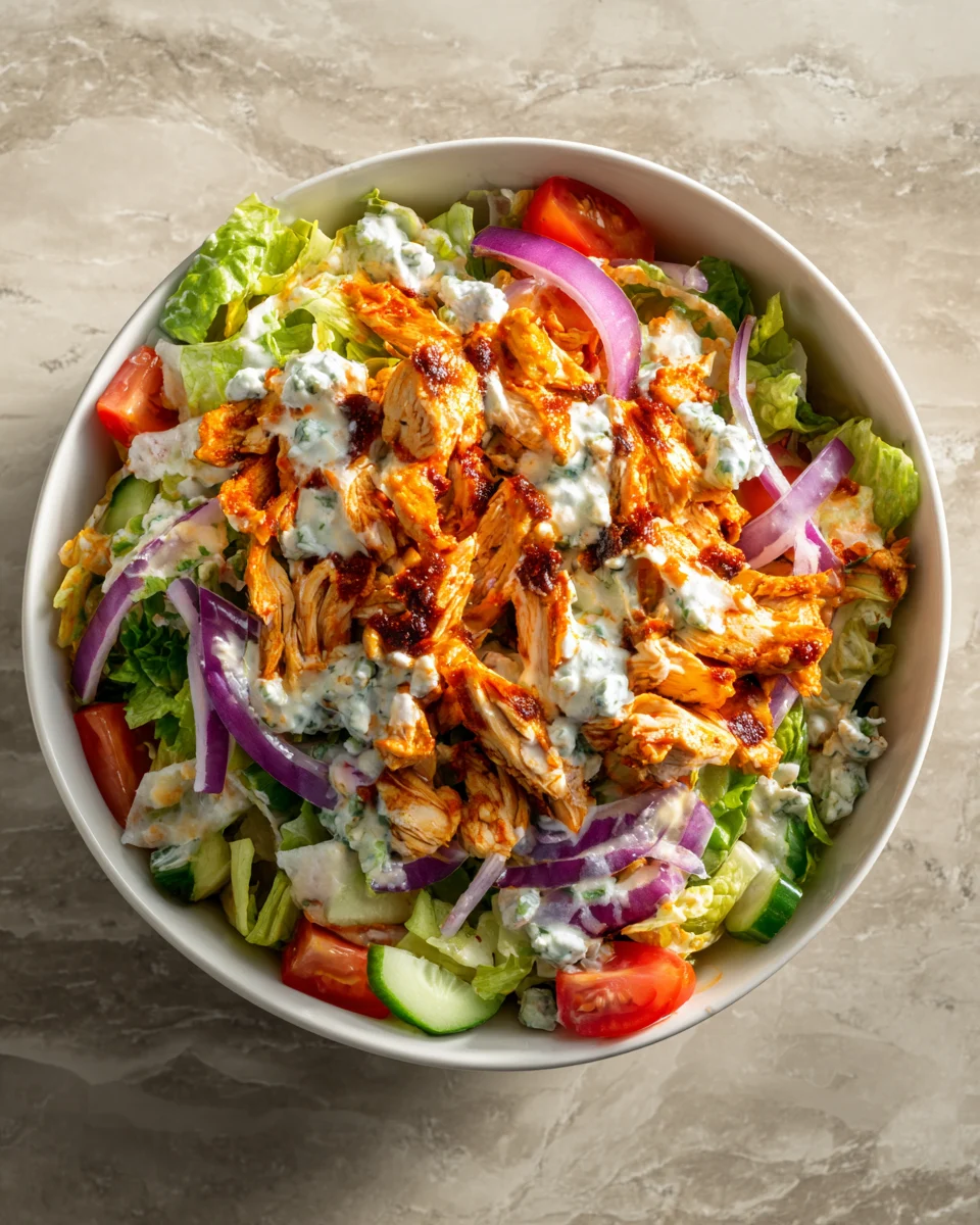 Buffalo Chicken Taco Salad