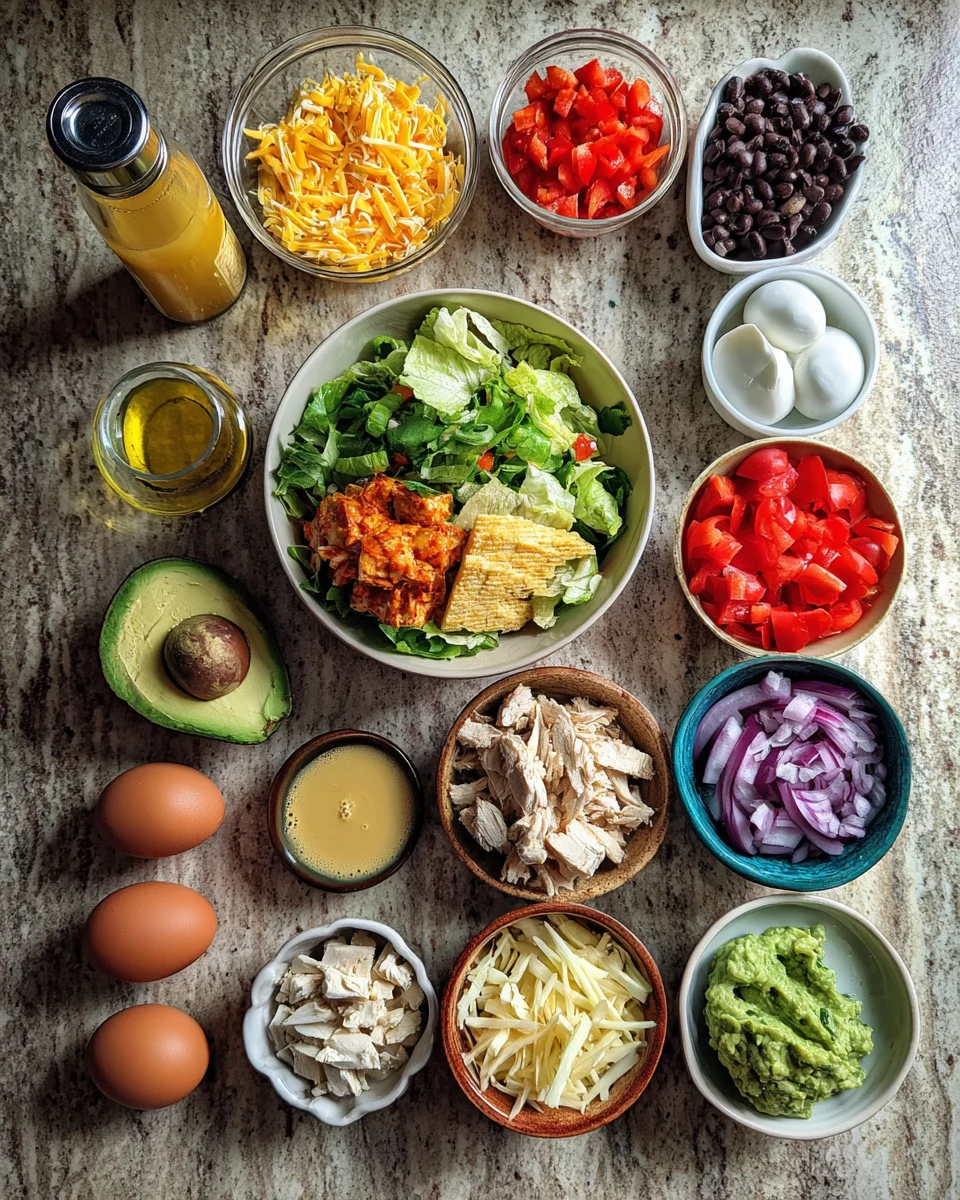 Buffalo Chicken Taco Salad