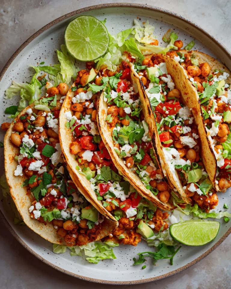 Buffalo White Bean Tacos