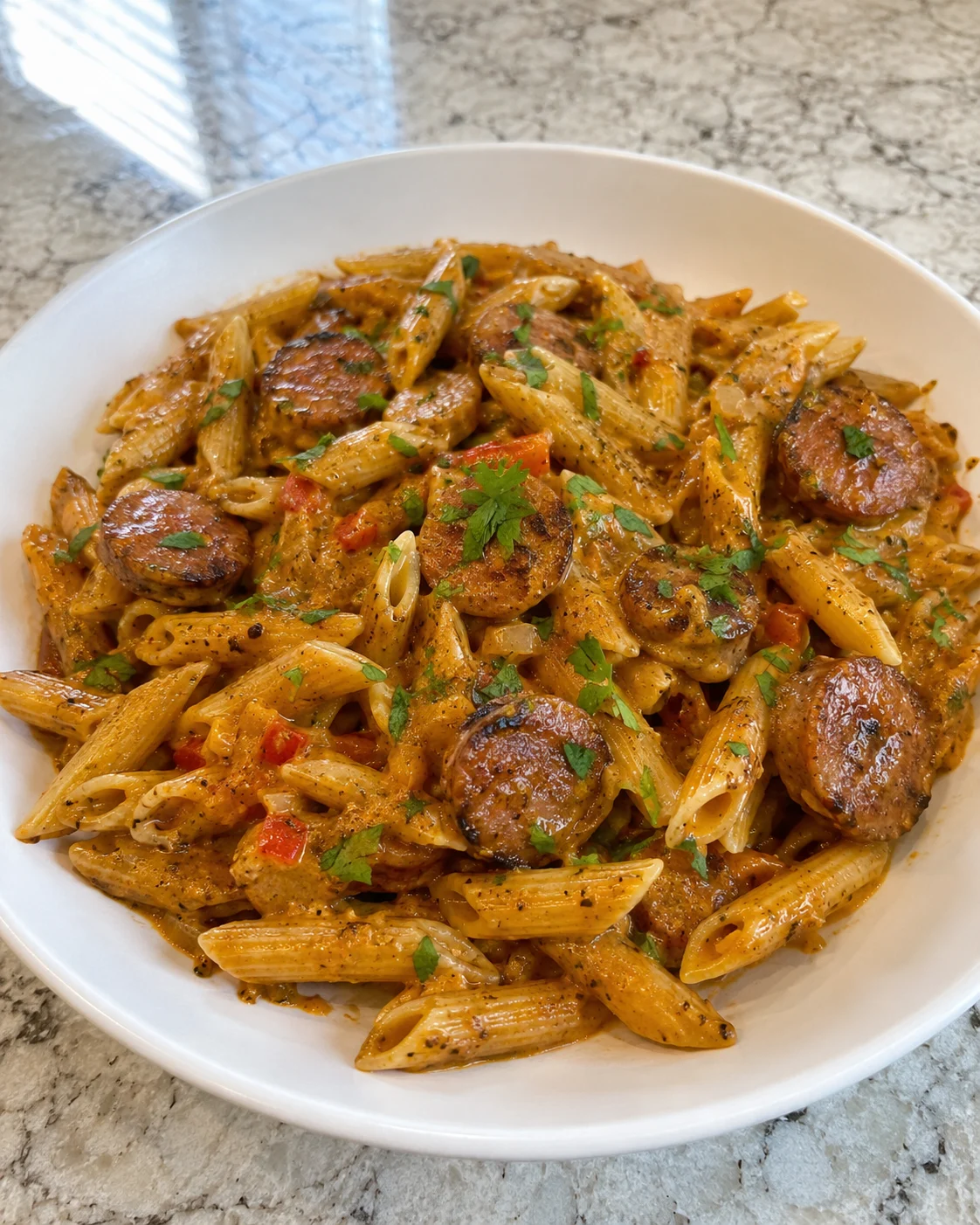 Cajun Sausage Pasta