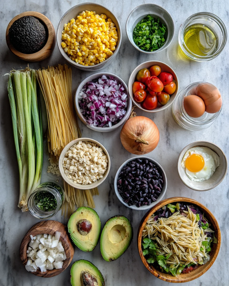 Charred Corn Orzo Salad