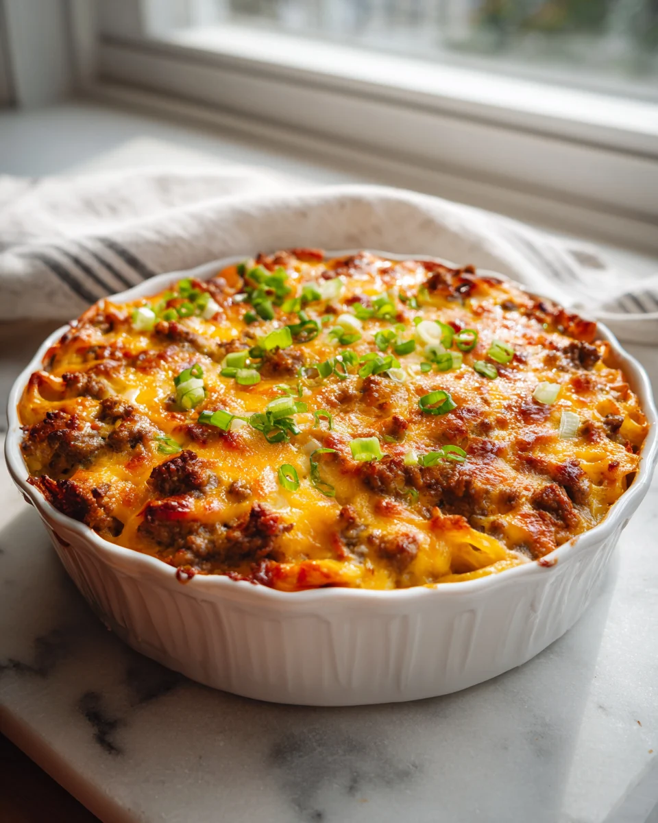 Cheeseburger Casserole Recipe