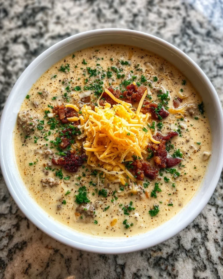 Cheeseburger Soup Recipe