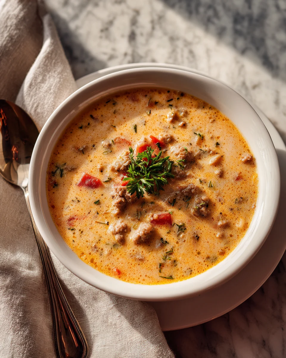 Cheeseburger Soup Recipe