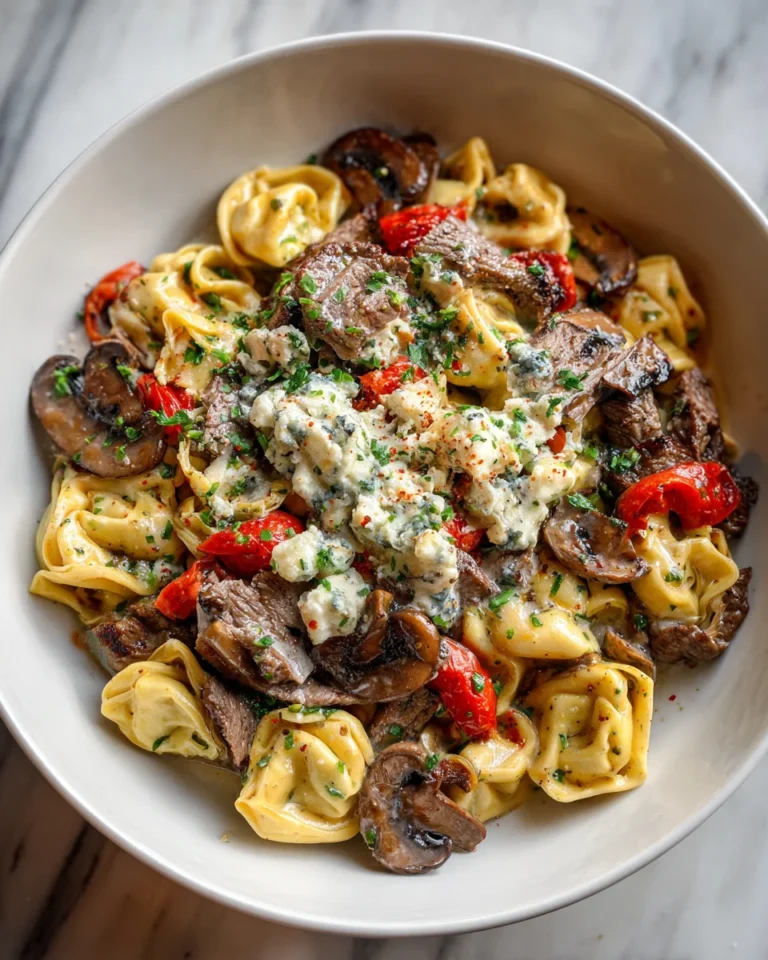 Cheesesteak Tortellini Bliss
