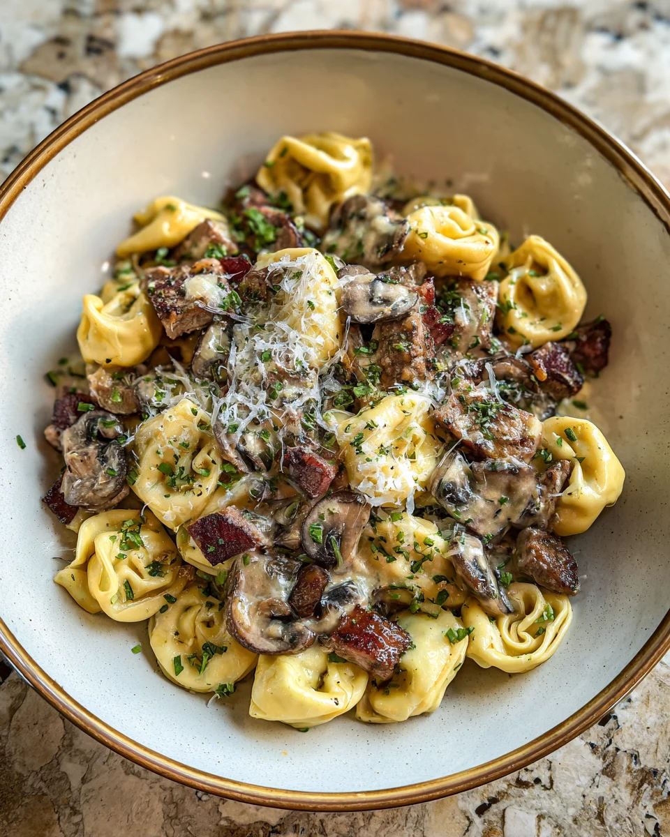 Cheesesteak Tortellini Bliss