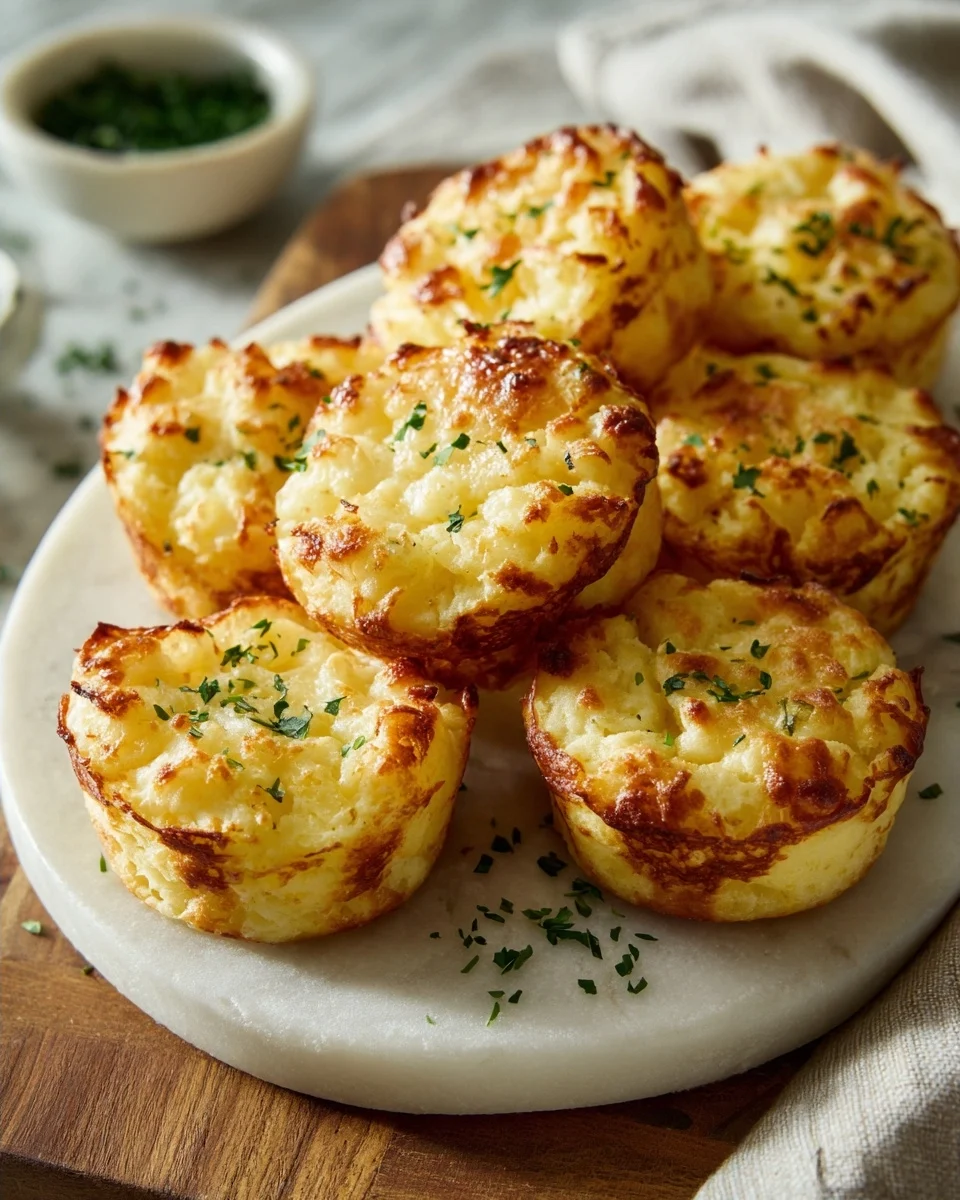 Cheesy Mashed Potato Puffs Recipe