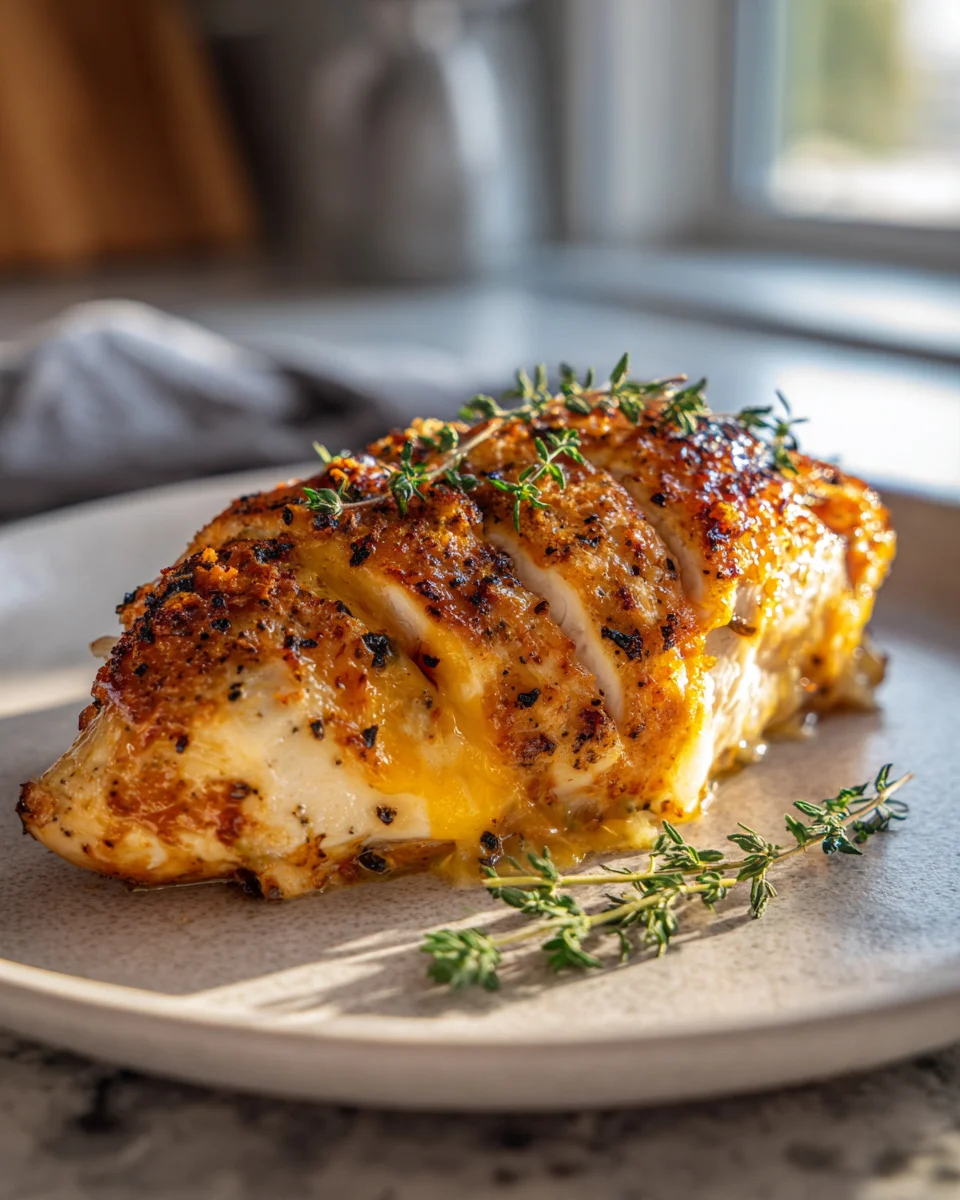 Cheesy Stuffed Chicken