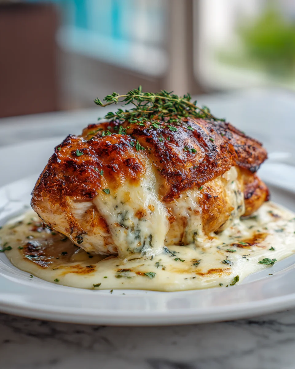Cheesy Stuffed Chicken