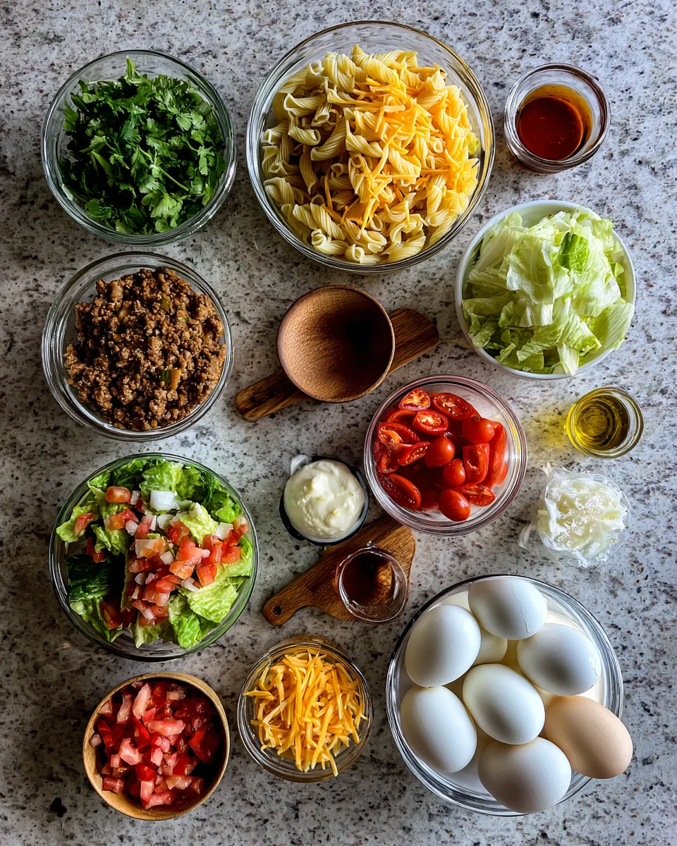 Cheesy Taco Pasta Salad