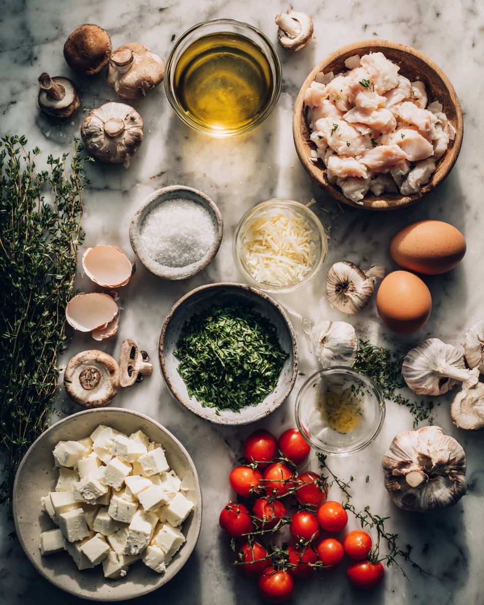 Easy Chicken Alfredo Bake