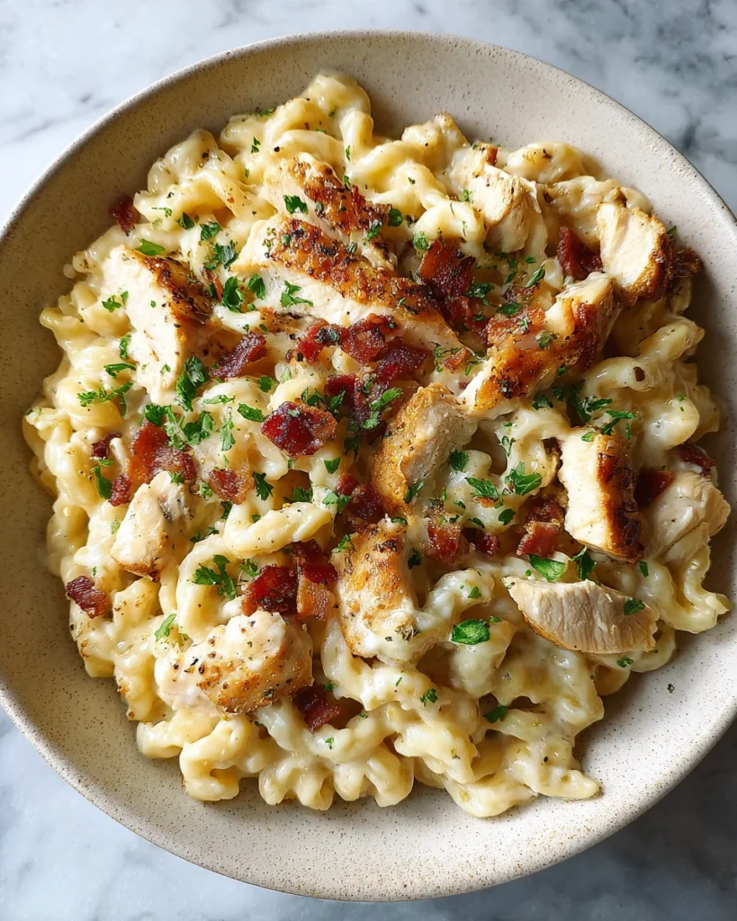 Chicken Bacon Ranch Pasta