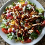 Chicken Bacon Ranch Taco Salad