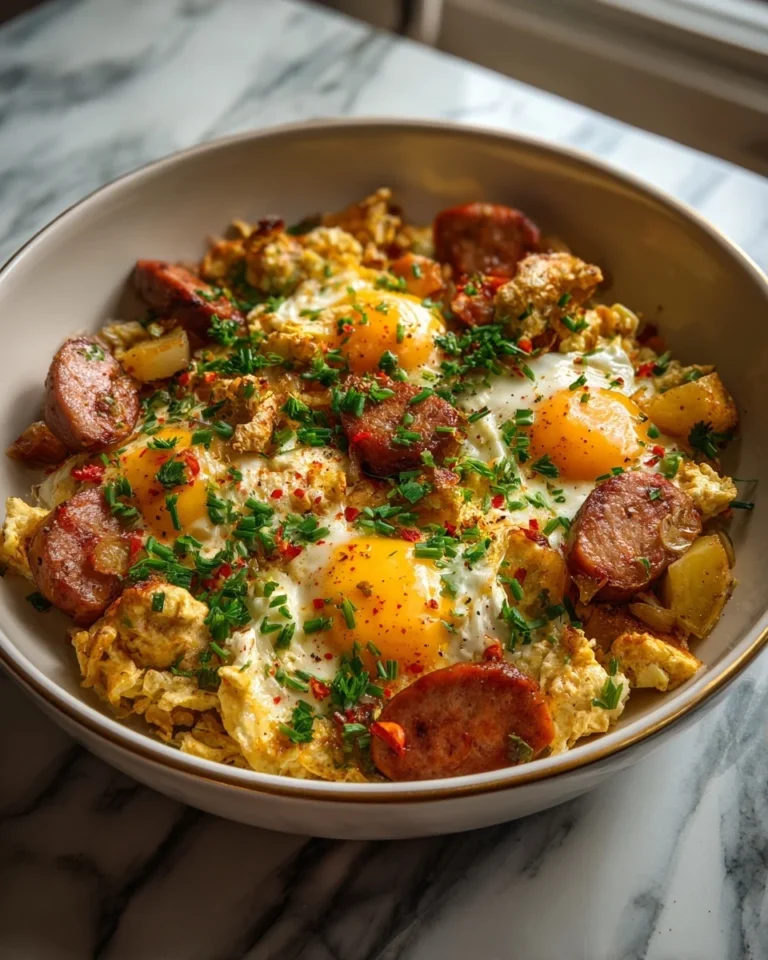 Chicken Sausage Breakfast Skillet