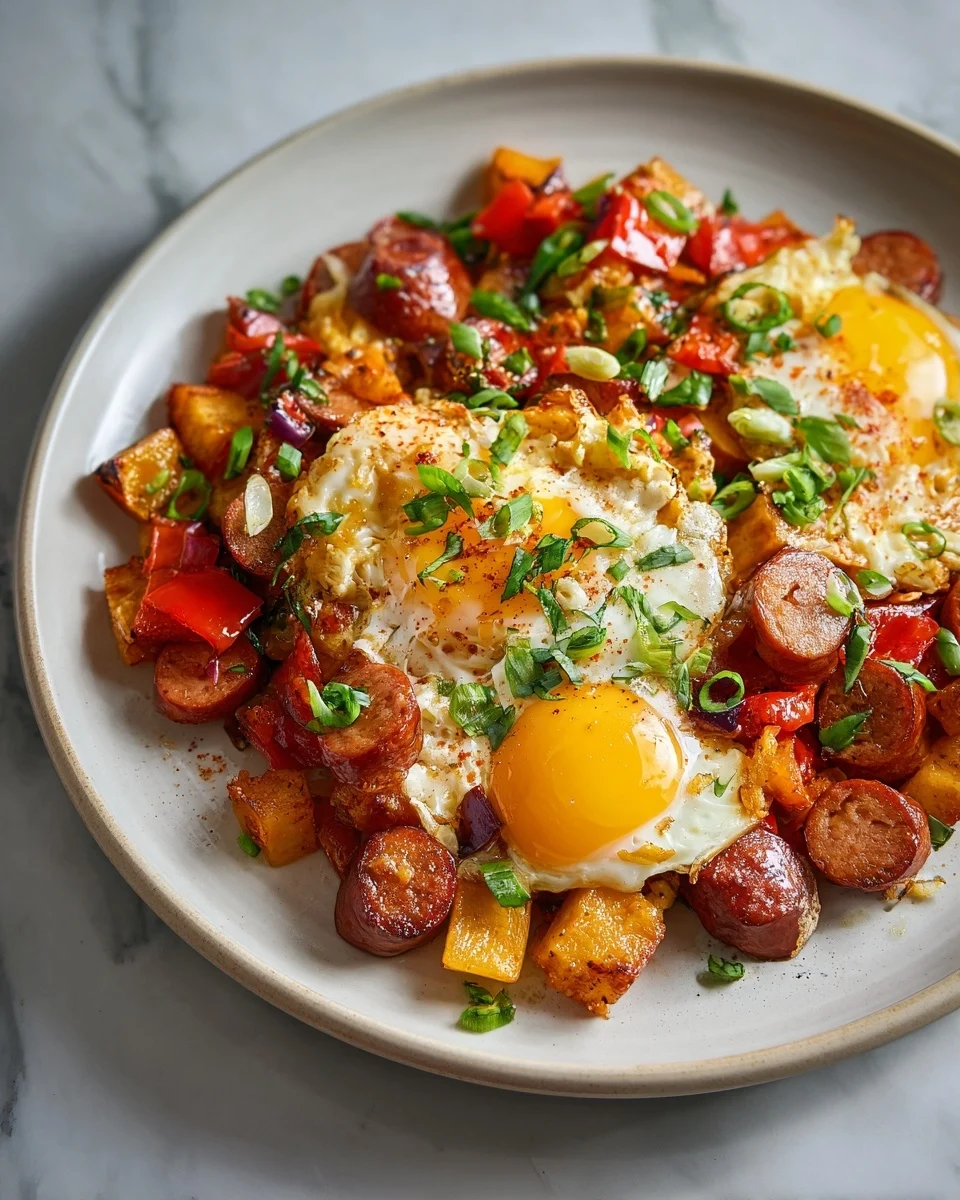 Chicken Sausage Breakfast Skillet