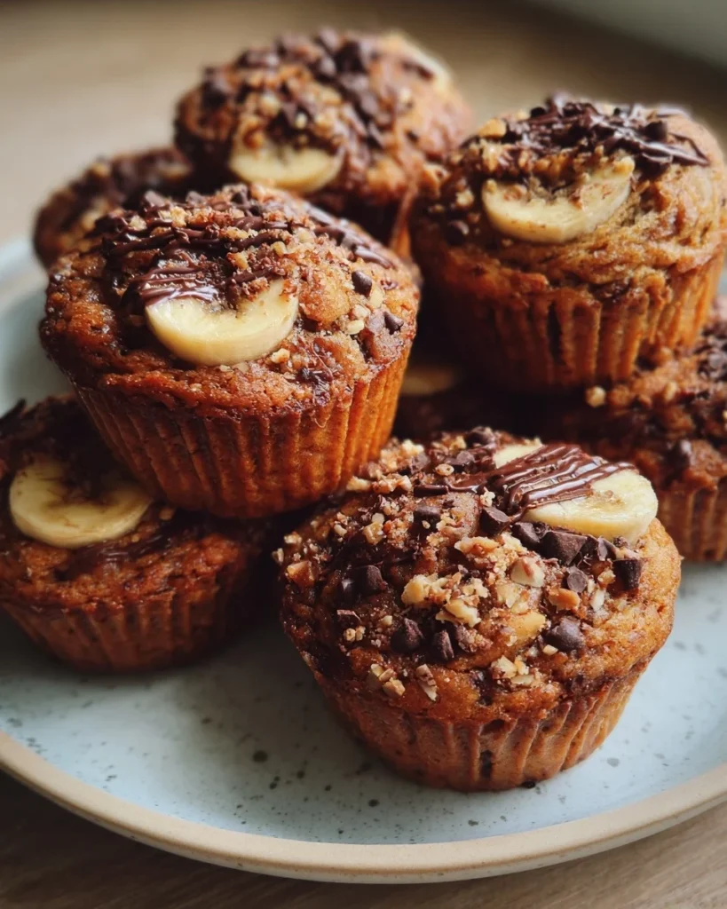Choco-Banana Delight Muffins
