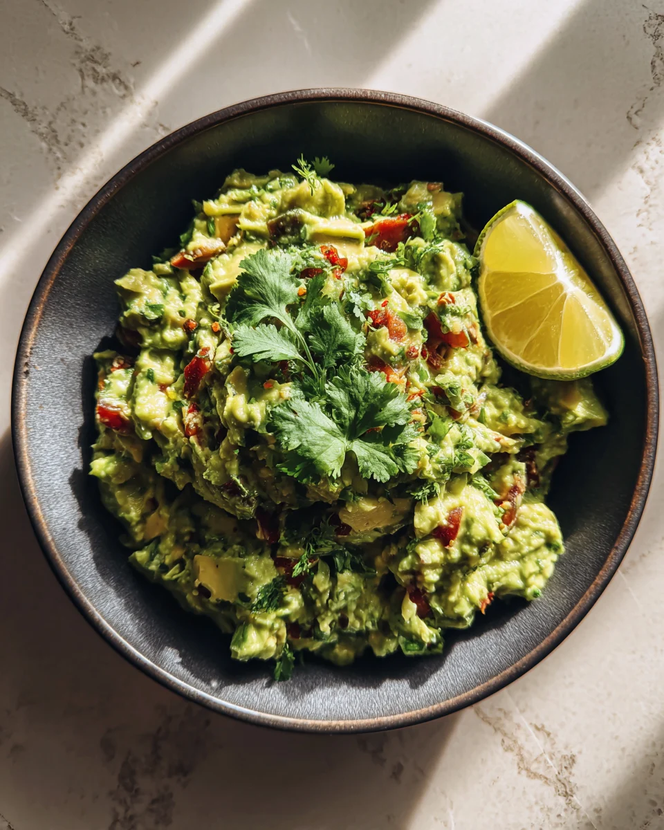 Chunky Guacamole Dip