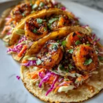 Cilantro Lime Shrimp Tacos with Slaw