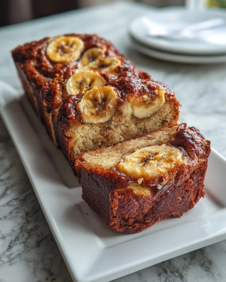 Cinnamon Roll Banana Bread