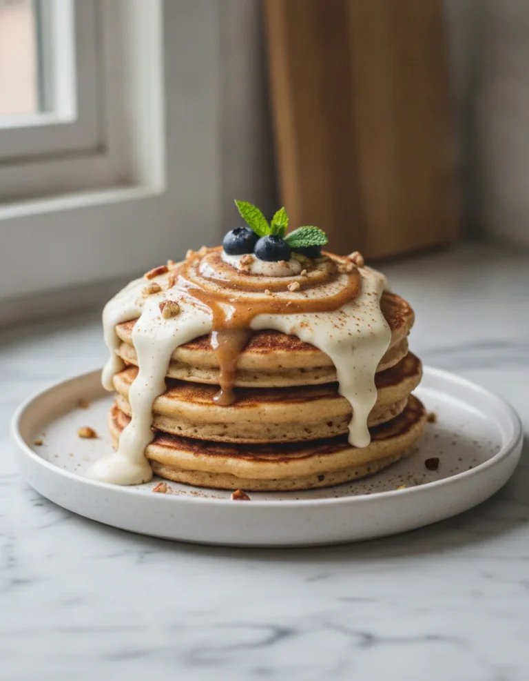 Cinnamon Roll Pancakes