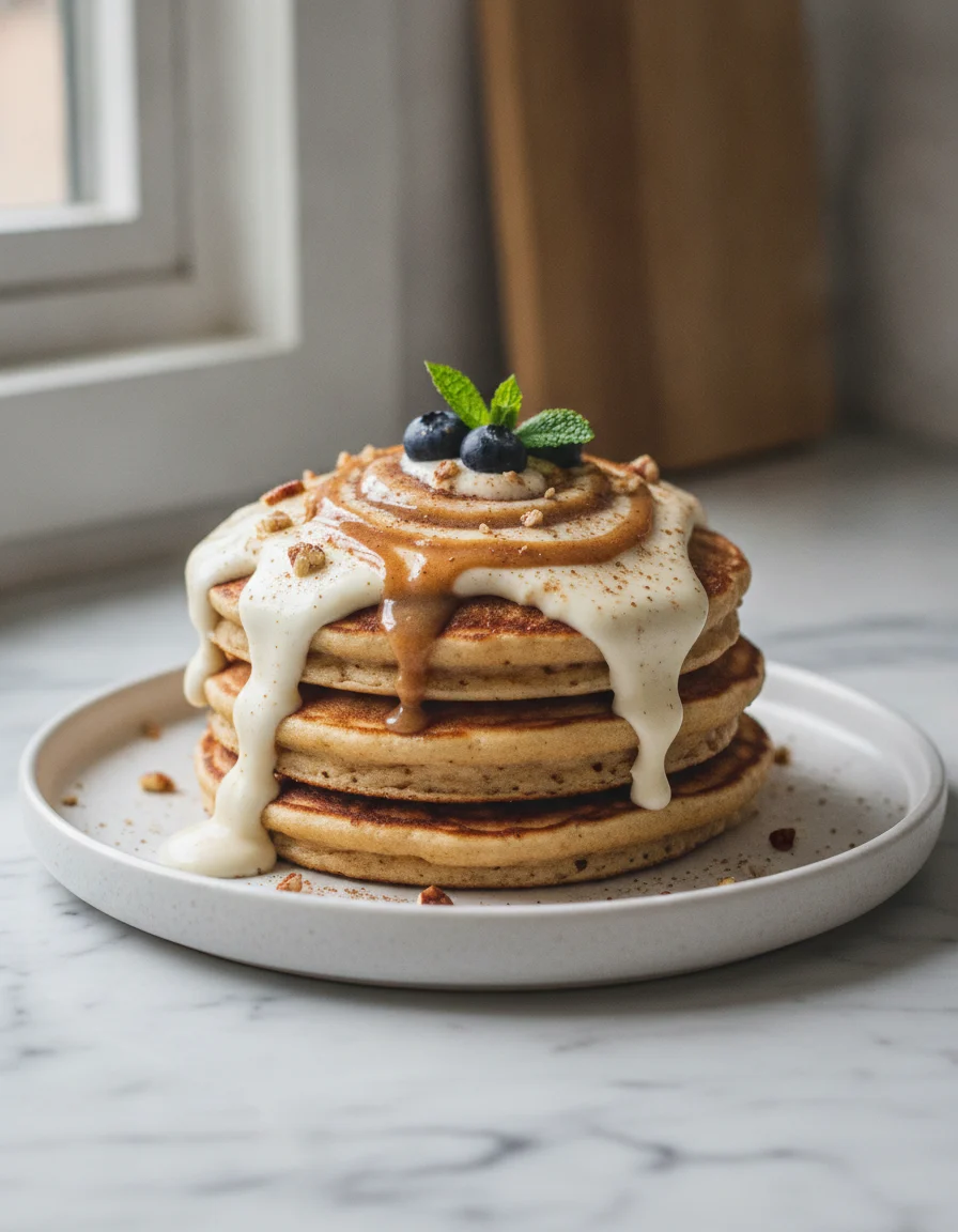 Cinnamon Roll Pancakes