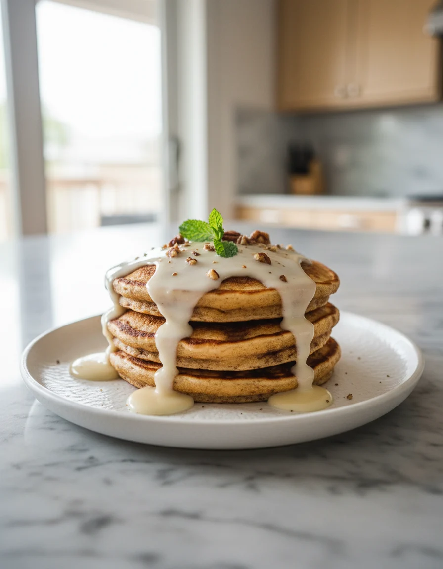 Cinnamon Roll Pancakes