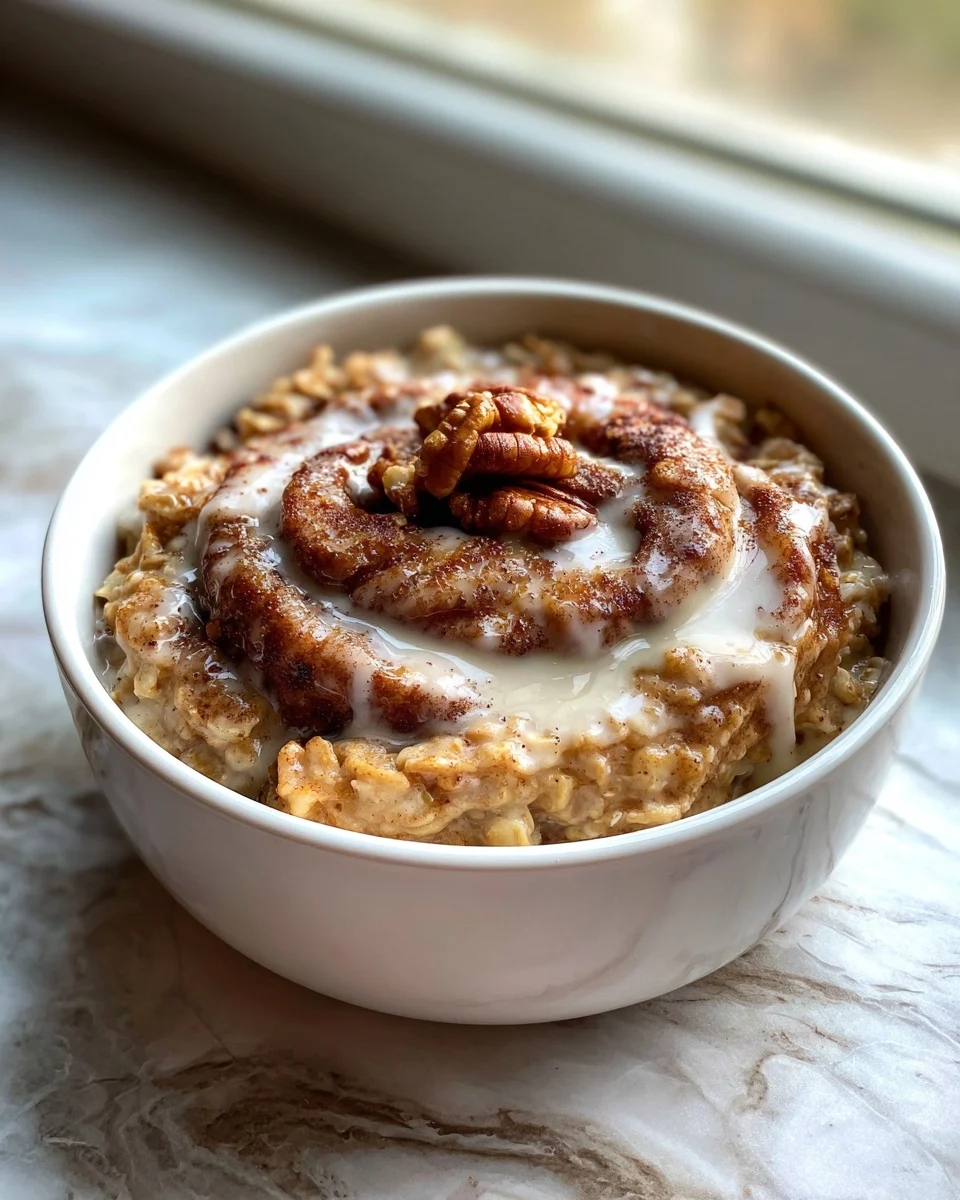 Cinnamon Roll Protein Oatmeal