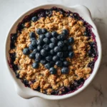 Classic Blueberry Crisp Dessert