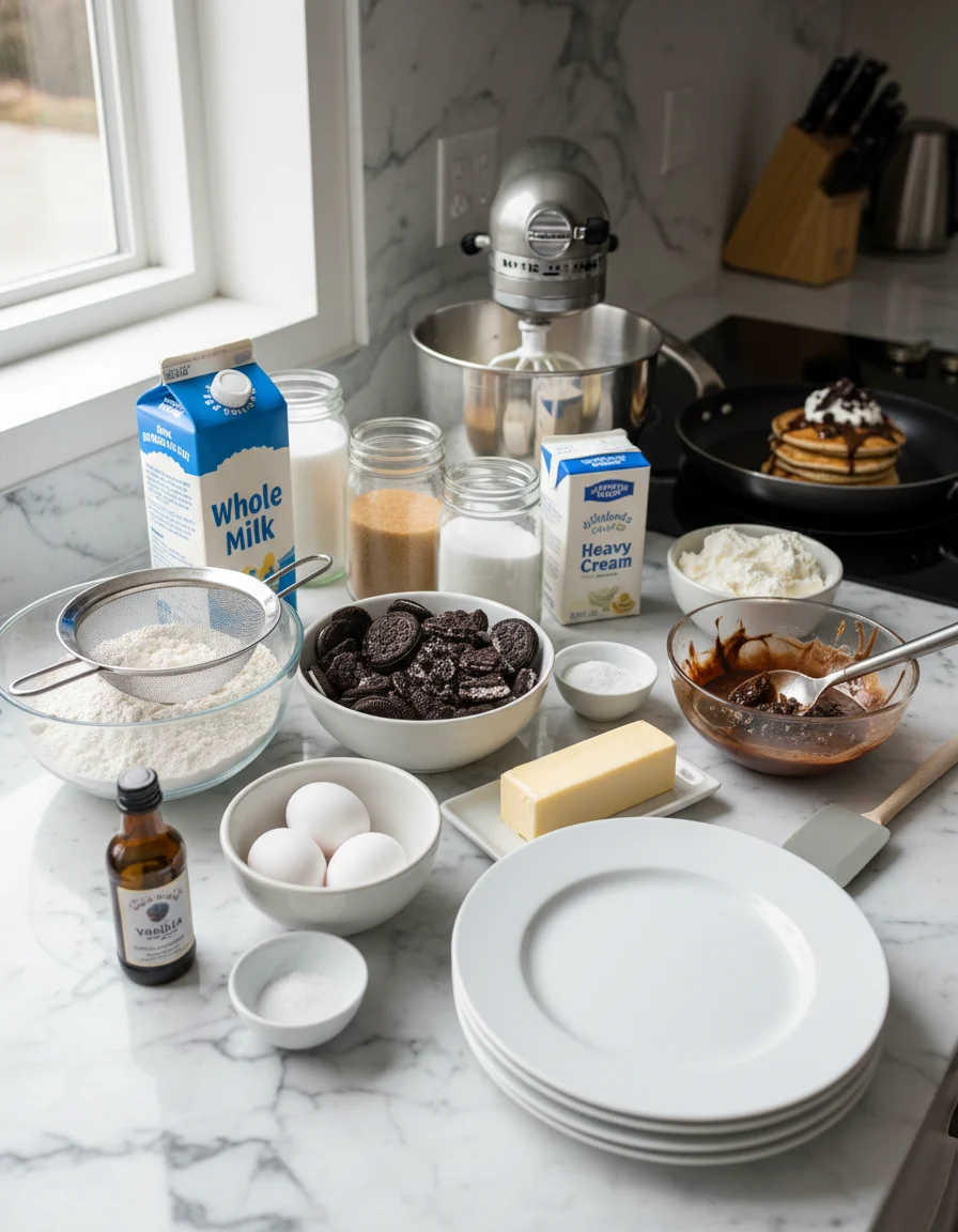Cookies And Cream Pancakes