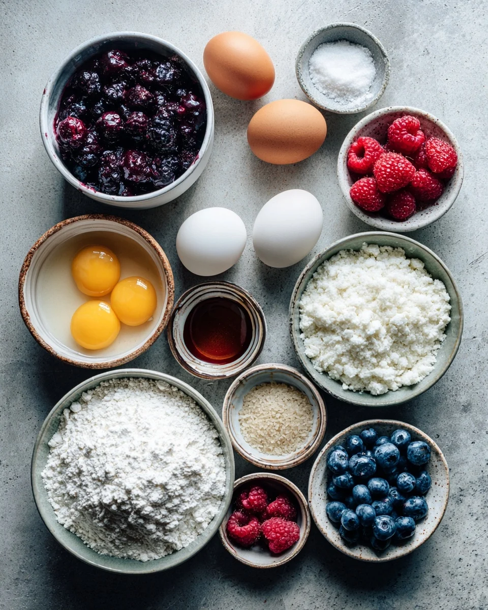 Cottage Cheese Blueberry Muffin Bowl