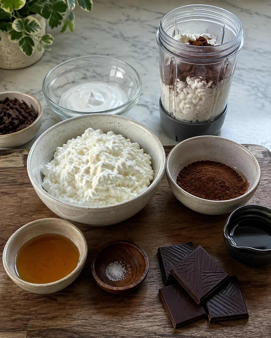 Cottage Cheese Chocolate Mousse